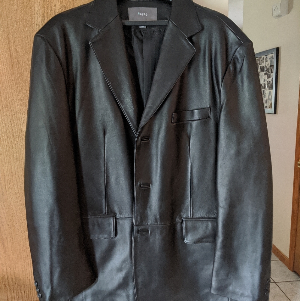 100% Real Leather Sport Coat
